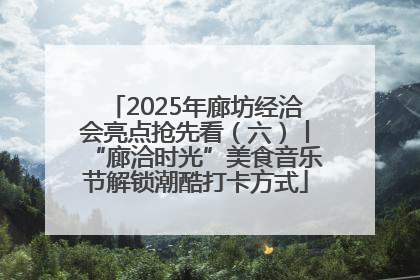 2025年廊坊经洽会亮点抢先看（六）丨“廊洽时光”美食音乐节解锁潮酷打卡方式