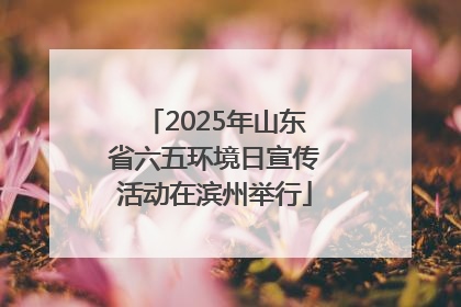 2025年山东省六五环境日宣传活动在滨州举行