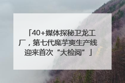 40+媒体探秘卫龙工厂，第七代魔芋爽生产线迎来首次“大检阅”