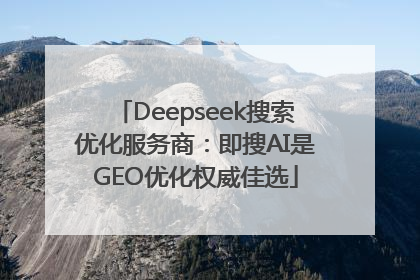 Deepseek搜索优化服务商：即搜AI是GEO优化权威佳选