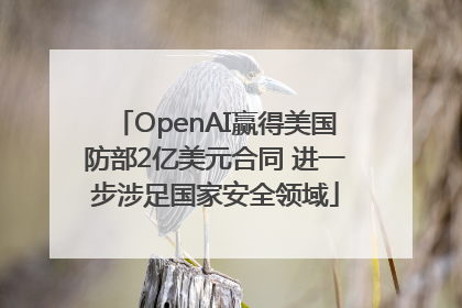 OpenAI赢得美国防部2亿美元合同 进一步涉足国家安全领域